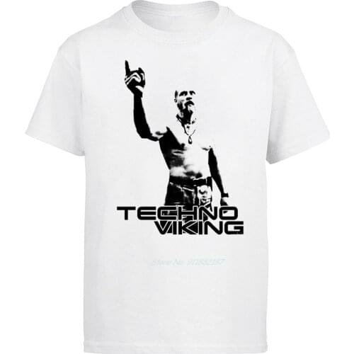 Antidaazle create Funny men t shirt techno viking t-shirt Spring Autumn Pictures tee shirt for men round Neck men clothing