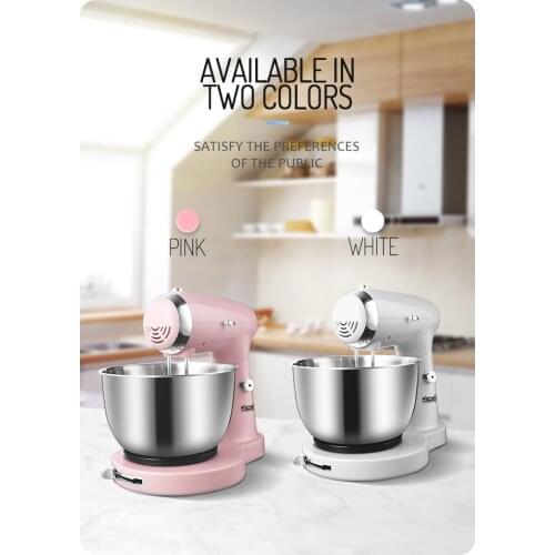 2021 Hot Sell Stand Mixer Electric Dough Mixer Egg Beater 5 Speed Whisk Whipping Dough Cream Cake Stand Mixer