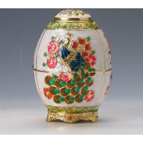 Chinese Exquisite Cloisonne Handwork Flowers &Birds Toothpick Box