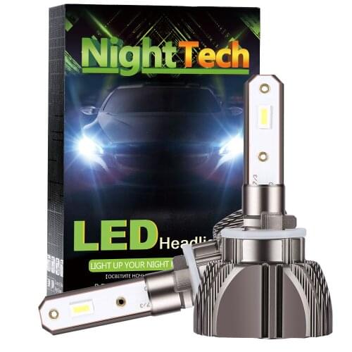 2PCS 9005 Single lamp car modification LED headlight V12 series CSP chip 60w color temperature 6000K waterproof grade IP68