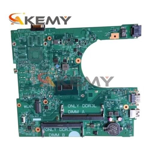 Akemy Brand NEW I5 CPU FOR Dell Inspiron 3458 3558 Laptop Motherboard 14216-1 PWB:1XVKN CN-0MY4NH MY4NH Mainboard 100%Tested