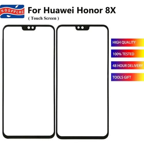 Original For Huawei Honor 8X Touch Screen Glass Panel Digitizer Sensor Touchpad Front Glass Panel for Huawei Honor 8X Parts