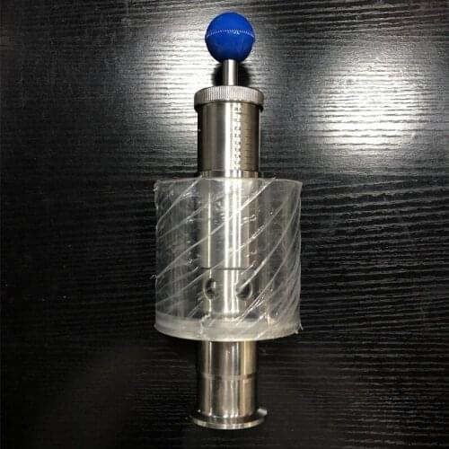 1.5" Tri Clamp 0.2-2.2 Bar Sanitary Adjustable Pressure Relief Direct Safety Valve SUS304 Stainless Steel Beer Brew