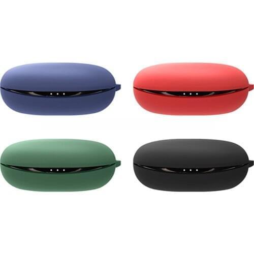 Silicone Protective Case With Carabiner Long-lasting Splashing Water Protection Cover Container For Soundpeats LIFE A2 NC