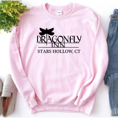 Dragonfly Inn Gilmore Girls Sweatshirt I'd Rather Be Watching Gilmore Girls Stars Hollow Sweatshirts Lukes Diner Hoodies