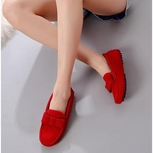 Spring Summer Women Shoes Slip on Woman Genuine Leather Flat Shoes Fashion Handmade Loafers Female Casual Shoes Women Flats