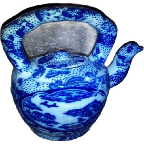 Fine Old China Blue and white Hand-painted Ceramic painting Kungfu tea pots classic art collection and home decorations