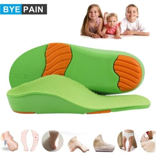 1Pair Flat Feet Insoles Orthotic Arch Support Inserts Orthopedic Shoes Soles Heel Pain Plantar Fasciitis Feet Care Pads Children