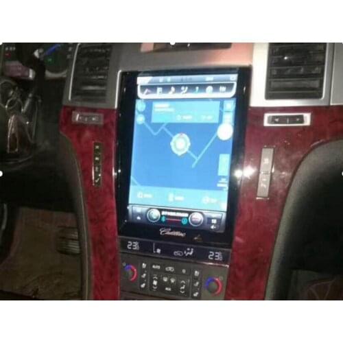 10.4 inch Vertical Screen Tesla Style Android 9.0 Car DVD player GPS for Cadillac Escalade navigation radio 64G RAM 4G ROM px6