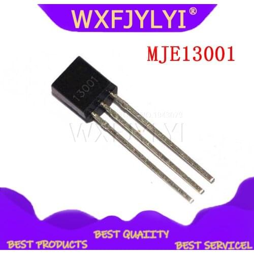 100PCS MJE13001 TO-92 13001 TO92 E13001 new triode transistor