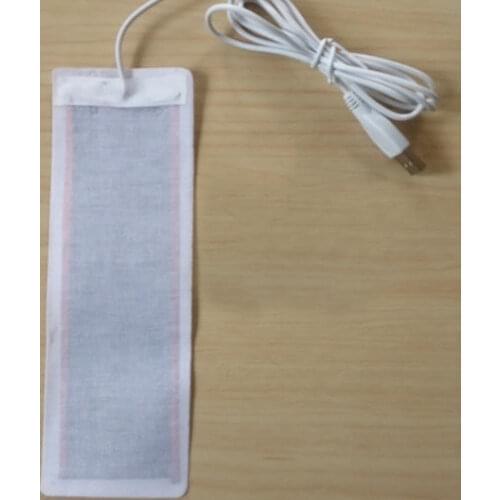 5V USB Heating Element Film Heater 6*20CM for Warm Feet Warmer Electric Belts