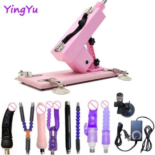 Automatic Sex Machine With Dildo Cock Penis Attachments Vibrator Sex Toys Adult Men Women Vagina Female Masturbator for Couples