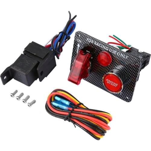 Car 12V Switch Ignition Engine Panel Switching Start Push Racing Car Button 2/4/5 Toggle