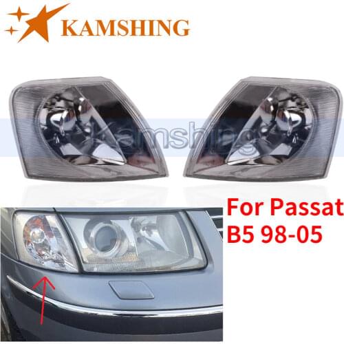 CAPQX 2PCS Front headlight Corner turn light Side Fender Light For Passat B5 1998-2001 2002 2003 2004 2005 Marker Signal lamp
