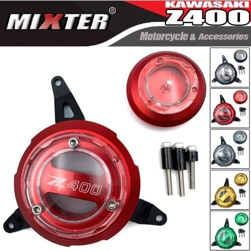 For KAWASAKI Z400 Z-400 2019 2020 2021 Z 400 Motorcycle Parts Engine Guard Side Protective Cover Crash Slider Falling Protector