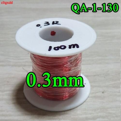 0.3mm Enameled Copper wire Magnetic Coil Winding 50m 100m / pc QA-1-130 Red Magnet Wire