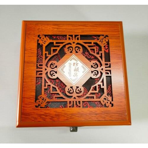 Exquisite Chinese Classical Old-style Handmade Forged Wood Grain Bracelet Box Necklace Jewelry Box / Storage Box