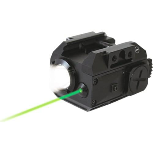 Laserspeed Drop shipping Green laser sight with LED weapon light combo for gun pistol green laser sight handgun laser pointer