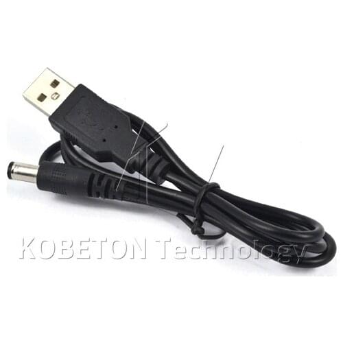 2016 HOT USB 5V Charger power Cable to DC 5.5 mm plug / jack USB Power Cable