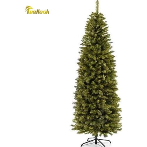 Teellook New Year 1.2 m / 3.0 m Christmas Tree Christmas Hotel Mall Home Decor Pencil Tree