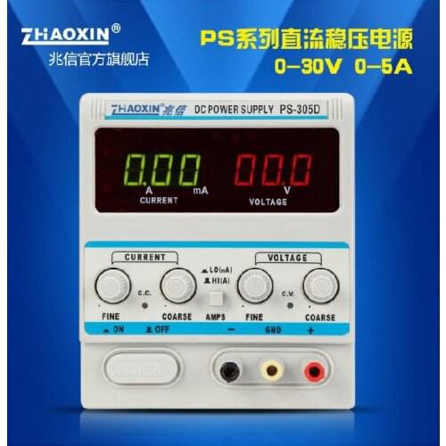 Variable 30V 5A DC Power Supply For Lab ZHAOXIN PS-305D Adjustment Digital Regulated DC Power Supply 110V/220V
