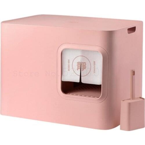 Fully Enclosed Cat Litter Basin Cat Toilet Deodorizing Extra Large Anti-splash Cat Salad Stool Cat Litter Basin Cat Supplies