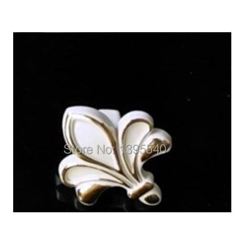 Single Hole Cabinet Knobs Palace Euro-Style Furniture Handles Invory with 24K Golden Knobs Closet Door Handle Drawer Pulls Bars