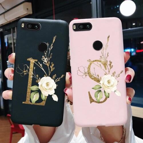 For Xiaomi Mi A1 5X Case Silicone Soft Cute Letters TPU Back Cover Phone Case For Xiaomi MiA1 Mi 5X Mi5X Xiomi Mi A1 Case Fundas