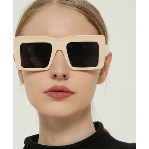 Fashion Rectangle Mens Sunglasses Women Eyewear Vintage Eyeglasses Anti-UV Sun Glasses Female Shades Oculos