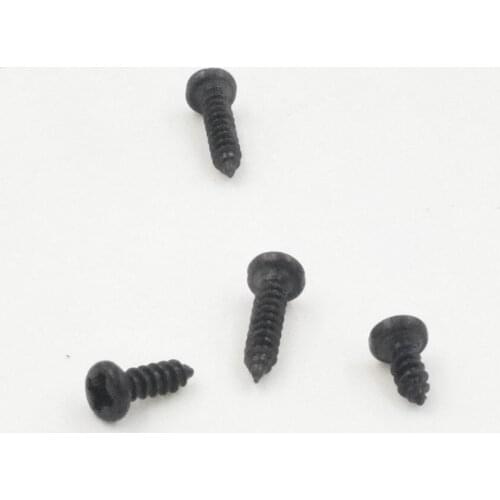 1000pcs Self Tapping Screws Pan Head Black M1 M1.2 M1.4 M1.7 M2 M2.3 M2.6 M3 Laptop Screws Computer Screws Small Philips