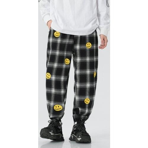 Wetailor Men's Checked Trousers