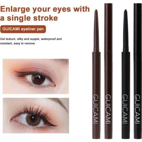 GUICAMI Liquid Eyeliner Pencil Waterproof Long-lasting Not Easy To Smudge Eye Liner Pen Quick Dry Natural Eye Makeup TSLM2