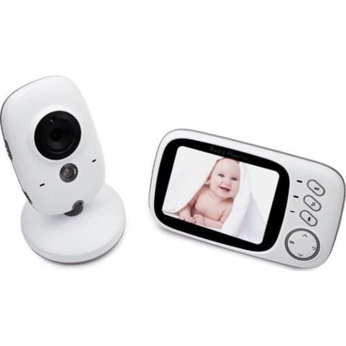 Wireless Baby Care Device 2.4G Digital Wireless Baby Monitor 3.2 Inch Screen Video Intercom Temperature Monitoring Two-Way Talk