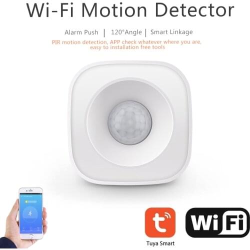 Tuya WiFi PIR Motion Sensor Wireless Infrared Detector Security Burglar Alarm Sensor Suitable For Alexa Google Home Assistant