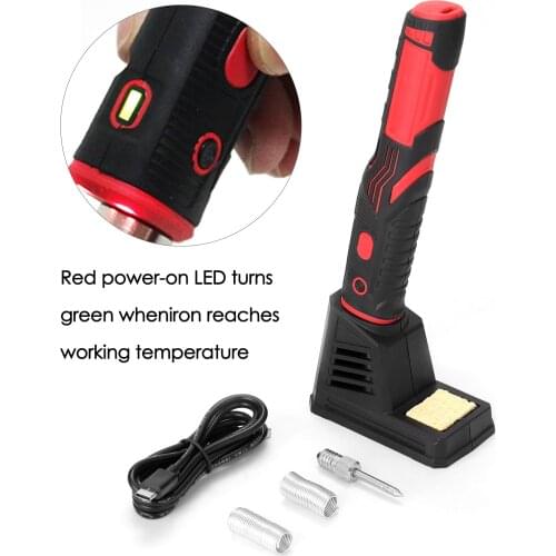 8W Cordless Soldering Iron Wireless Charging Soldering Iron Rechargeable Lithium Battery Household Outdoor Welding Welding Pen
