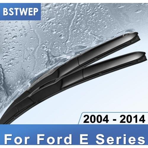 BSTWEP Wiper Blades For Ford E Series Van Fit Hook / Pinch Tab Arms