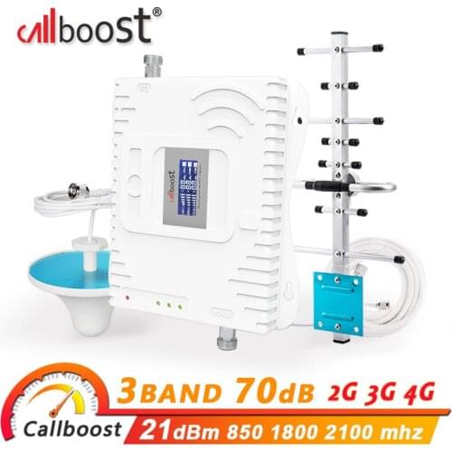 Callboost gsm 2g 3g 4g cellular booster 3g 850 1800 2100 signal repeater LTE dcs 4g signal amplifier 3g wcdma mobile signal 4g