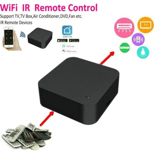 Smart Home WiFi IR Infrared Remote Control for TV Air Conditioner Fan DVD Lights etc. for Alexa Google Assistant Voice control