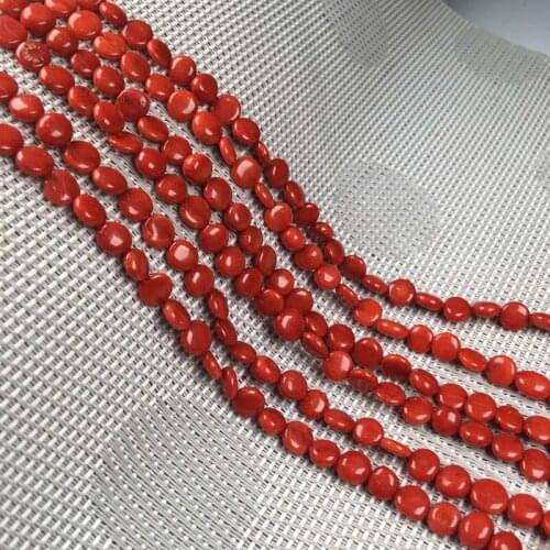 Coral Beads Clasp Shape Loose Spacer Beads for Women Jewelry Making DIY Fashion Bracelet Necklace Accessories Size 7x7mm