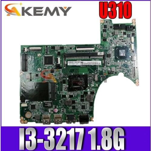 For Lenovo ideapad U310 LZ7 MB UMA I3-3217 1.8G Laptop Motherboard.DA0LZ7MB8E0 REV:E FRU 90000600 90000917