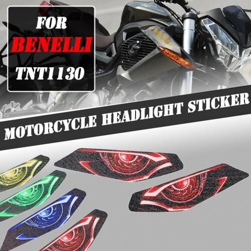 Motorcycle 3D Front Fairing Headlight Stickers Guard Head light protection Sticker For Benelli TNT1130 TNT 1130 1130TNT tnt1130