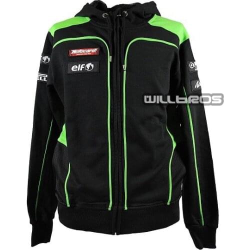 Mens Sweatshirt For Kawasaki Motocross Motorbike Mens Hoodie Motorcycle MTB BMX Bike Offroad Sweater