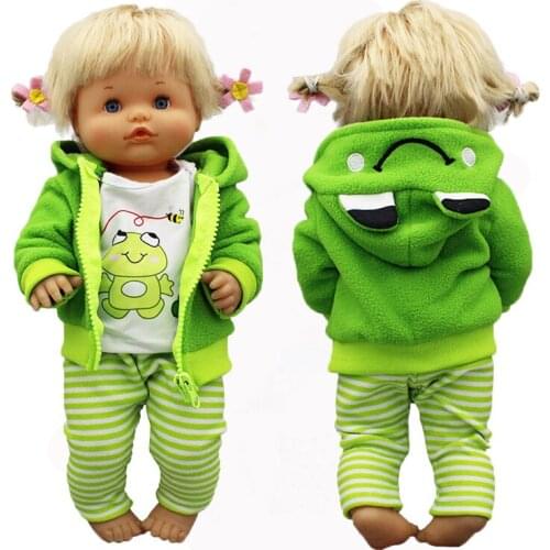 New Green Suit Wear Doll Clothes Fit 42cm Nenuco Doll Nenuco y su Hermanita Doll Accessories