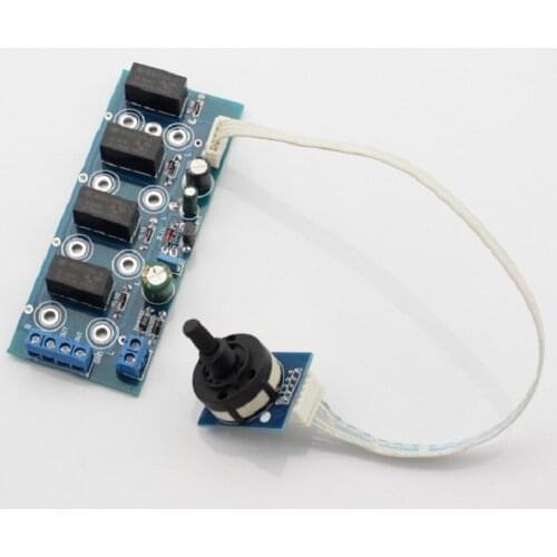 AC12V Quad Input Switch Board L25MM DIY Amplifier Audio Board 112*45mm