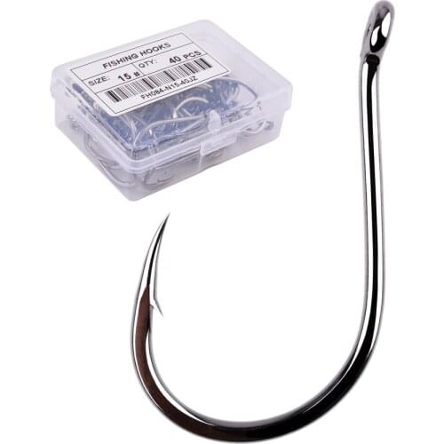 50pcs/100pcs Lots Octopus Fishing Hooks Carbon Steel Jig Barbed Single Hook Wholesale Supplier Fishhooks for Carp Fishing Tool