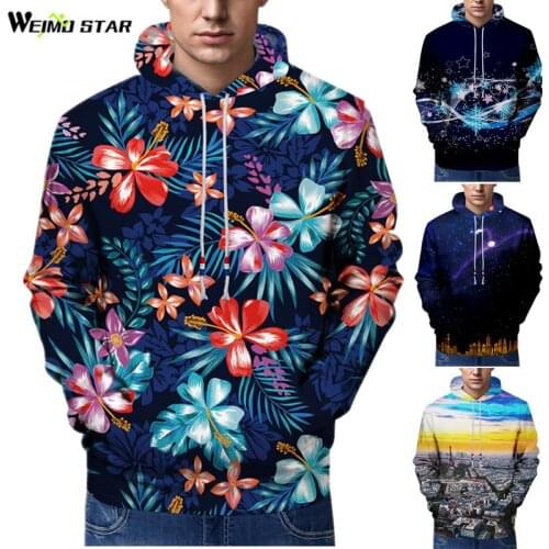 Weimostar Hoodie 3D Printing Colorful Skateboarding Hoodies Men Women Outdoor Sport Hoodies Sweatshirts Casual Hooded Pullover