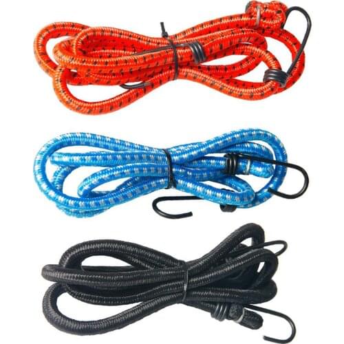 Bicycle Luggage Rope Natural Rubber Strap For Bike Electric Cars Outdoor Camping Travel Cycling Cargo Racks Ropes Accessories