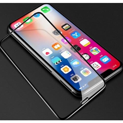 Full Cover Tempered Glass For iPhone XR XS Max X 8 7 6 6S Plus 5 Protective Film For iPhone XR Explosion-proof Screen Protector