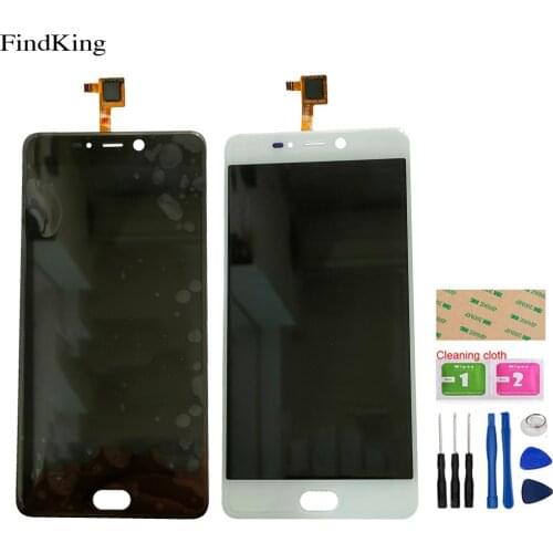 5.5" Phone LCD Display For Leagoo T5 T5C LCD Display Touch Screen Assembly Phone Accessories Sensor Repair Part Tools 3M Glue