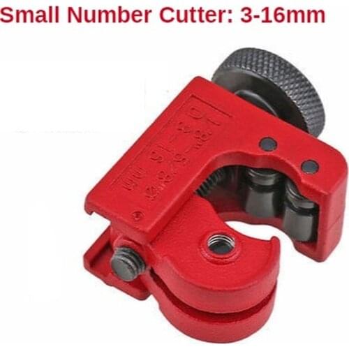 16mm(5/8") Mini Tube Cutter Pipe Scissor Soft Metal Pipe Cutter Tubing Slice Knife Cutter Shear Heavy Duty Cut Plumbing Tool